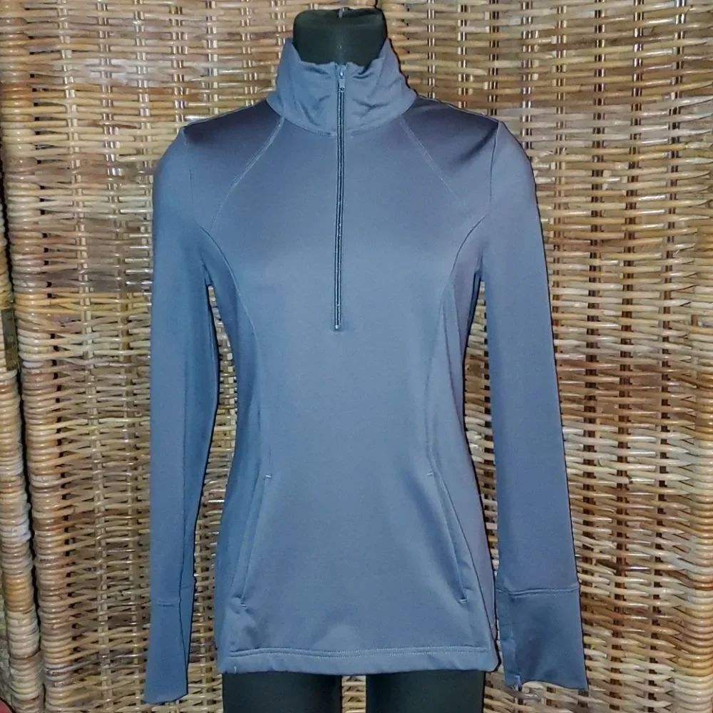 Zella Running Athletic Jacket 3/4 zipper M